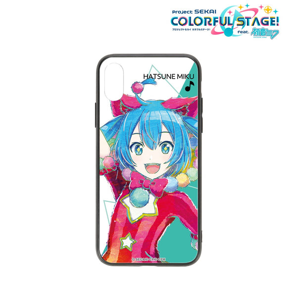『プロジェクトセカイ カラフルステージ! feat. 初音ミク』初音ミク Ani-Art 強化ガラスiPhoneケース